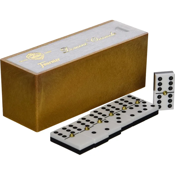 Fournier – Domino Chamelo marfilina, Kunststoff-Box (f06562)