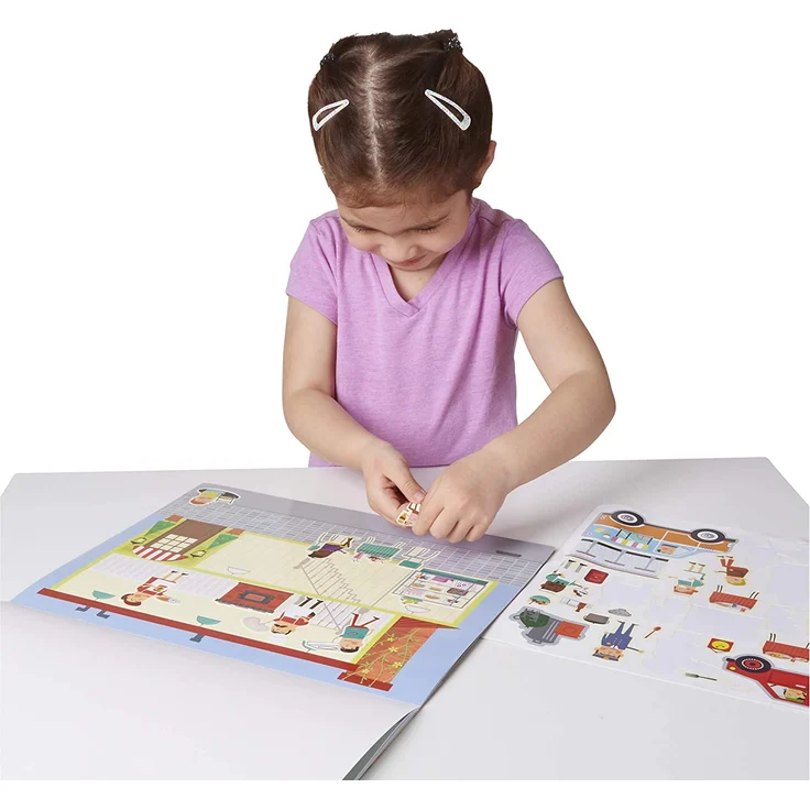 Melissa & Doug 19114 Melissa & Doug wiederverwendbares Stickerbrett – meine Stadt | Aktivitätsbrett | Stickerbrett | 3+ | Geschenk für Jungen oder Mädchen - Preisvergleich – Bild 2