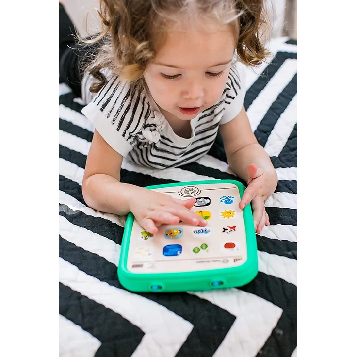 Baby Einstein Hape Magic Touch Tablet Musikspielzeug aus Holz mit über 150 Melodien und 3 Sprachen(Englisch, Französisch und Spanisch), ab 6 Monaten – Bild 6