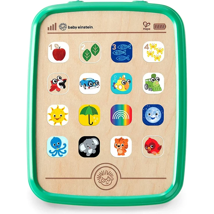 Baby Einstein Hape Magic Touch Tablet Musikspielzeug aus Holz mit über 150 Melodien und 3 Sprachen(Englisch, Französisch und Spanisch), ab 6 Monaten – Bild 8
