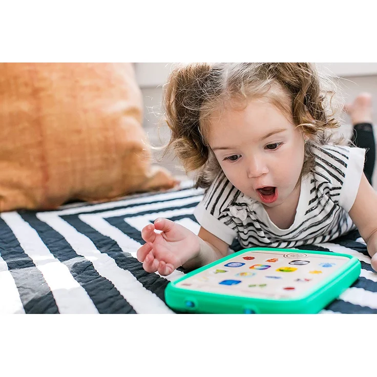 Baby Einstein Hape Magic Touch Tablet Musikspielzeug aus Holz mit über 150 Melodien und 3 Sprachen(Englisch, Französisch und Spanisch), ab 6 Monaten – Bild 3