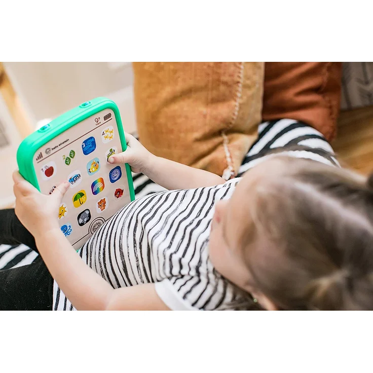 Baby Einstein Hape Magic Touch Tablet Musikspielzeug aus Holz mit über 150 Melodien und 3 Sprachen(Englisch, Französisch und Spanisch), ab 6 Monaten – Bild 9
