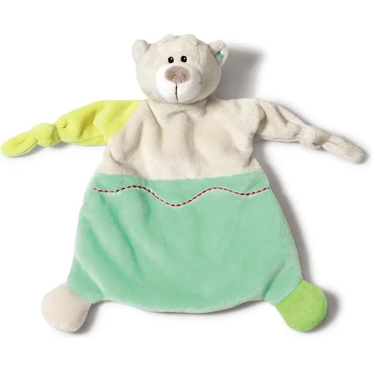 Nici 39244 Schmusetuch Bär, 25 x 25 cm