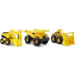 CatToysOfficial 82360 Caterpillar by Funrise 82284 Caterpillar CAT Mini-Crew Kipplaster, Radlader & Bagger Baufahrzeug, Gelb Schwarz