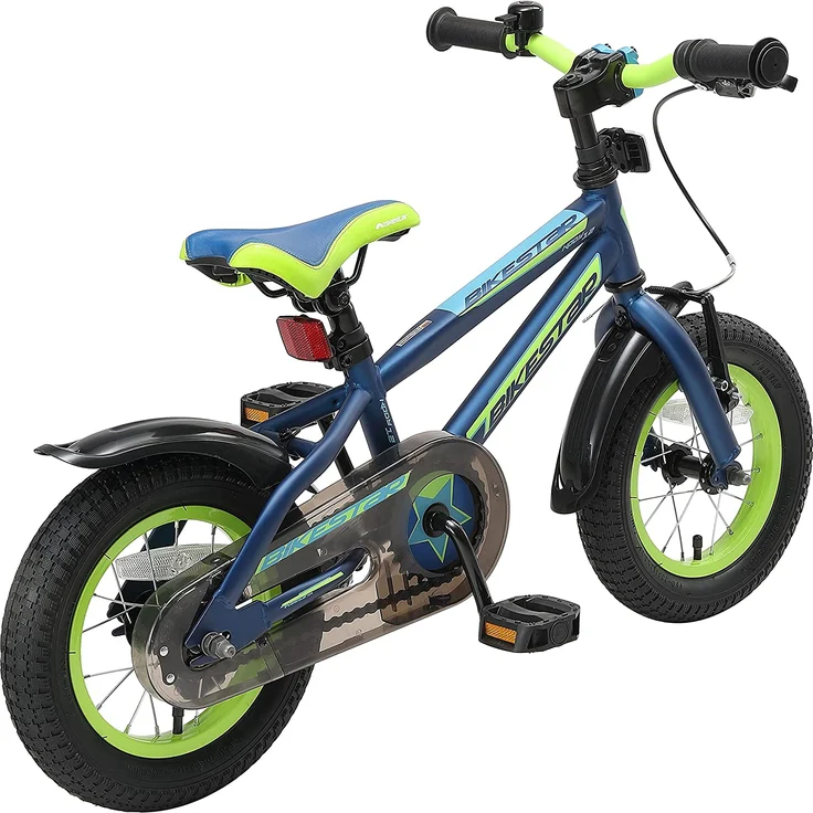 Bikestar Kinderfahrrad Urban Jungle 12 Zoll - Blau & Grün – Bild 3