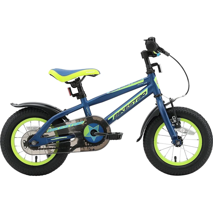 Bikestar Kinderfahrrad Urban Jungle 12 Zoll - Blau & Grün – Bild 2