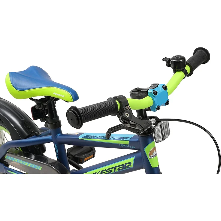Bikestar Kinderfahrrad Urban Jungle 12 Zoll - Blau & Grün – Bild 7