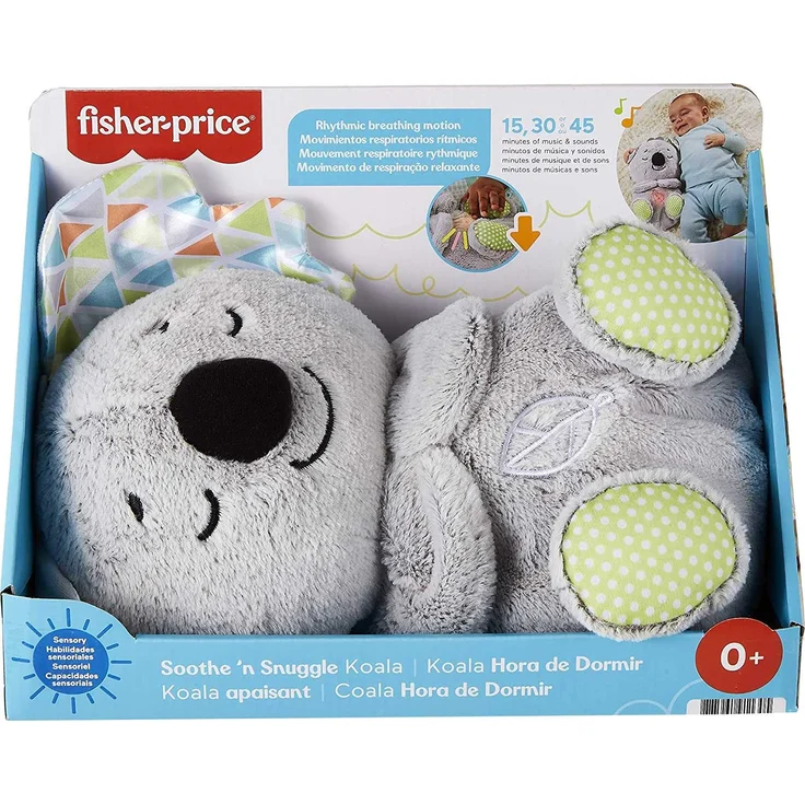 Fisher-Price GRT59 'Schlummer-Koala' Spieluhr, ab der Geburt, Einschlafhilfe, mit beruhigender Musik, Lichtern und Bewegung – Bild 2