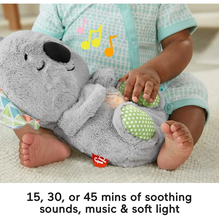Fisher-Price GRT59 'Schlummer-Koala' Spieluhr, ab der Geburt, Einschlafhilfe, mit beruhigender Musik, Lichtern und Bewegung – Bild 6