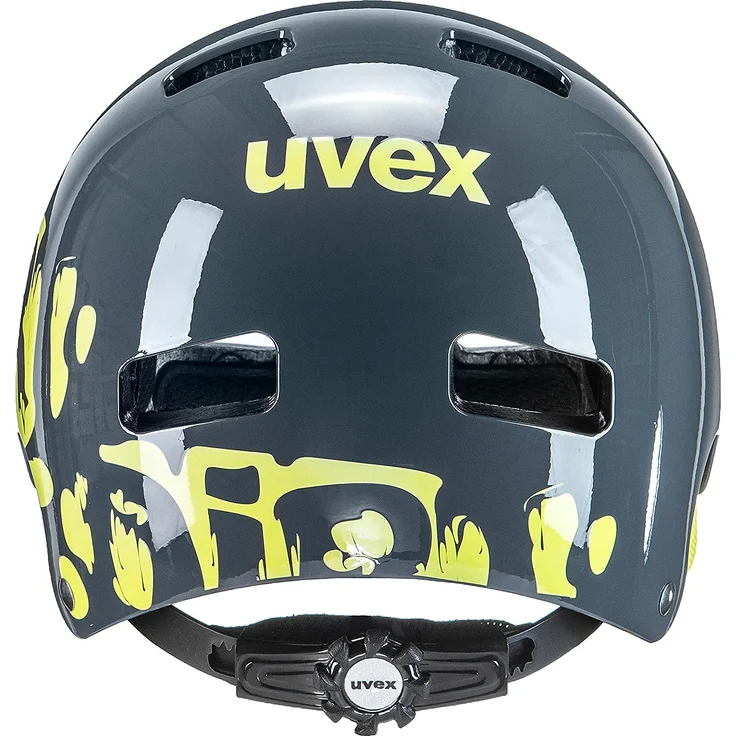 Uvex Kid 3 CC Kinder FahrradHelm, grey/lime, 55-58 cm – Bild 3