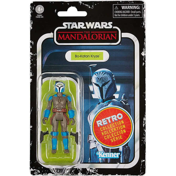 Hasbro Star Wars Retro Collection BO-Katan Kryze Toy 9. 5 cm-Scale Star Wars: The Mandalorian Collectible Action Figure, Toys for Kids 4 and Up, Multi, F4460 – Bild 2