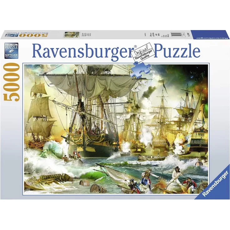 Ravensburger 13969 'Schlacht auf hoher See' Puzzle, ab 14 Jahren, 5000 Teile, 153 x 101 cm