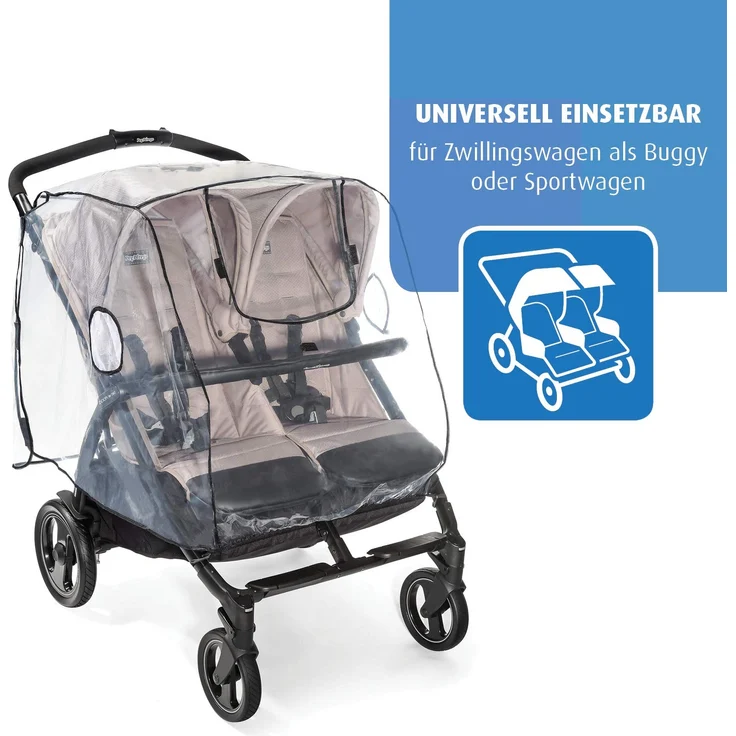 Regenschutz für Zwillingswagen. reer – Bild 4