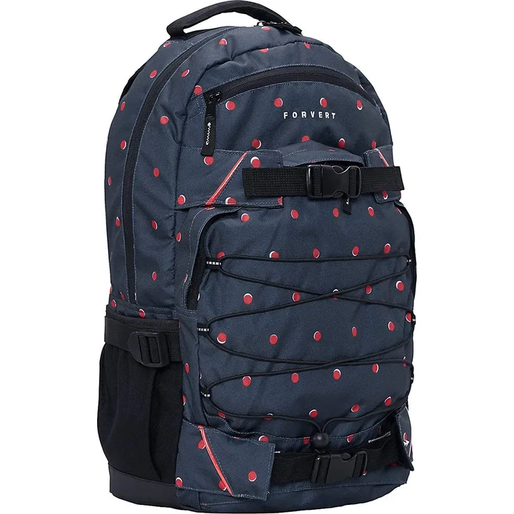 Forvert Schulrucksack Study Louis - Motiv: Blau, 46 cm, 22 Liter, 0,65 kg - Farbe: dunkelblau