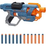 Nerf Elite 2 Commander RD-6 Blaster, 12 Nerf Darts, 6-Dart Rotationstrommel, Tactical Rail Steckschienen, Befestigungspunkte