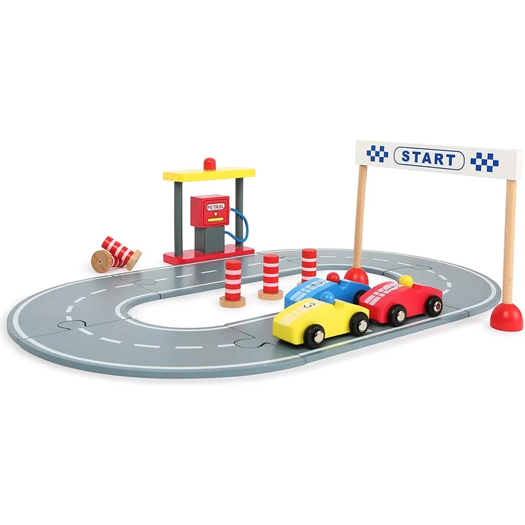 Autorennbahn inkl. Spielset – Bild 2