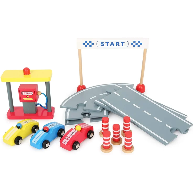 Autorennbahn inkl. Spielset – Bild 3