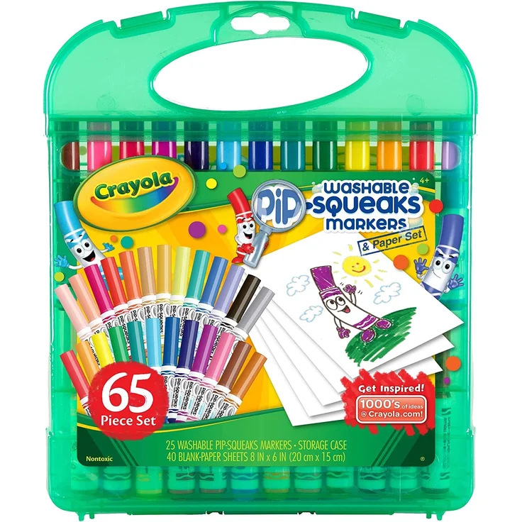CRAYOLA Pipsqueaks-Set mit Markern und Papier – Bild 1
