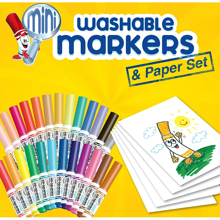 CRAYOLA Pipsqueaks-Set mit Markern und Papier – Bild 4