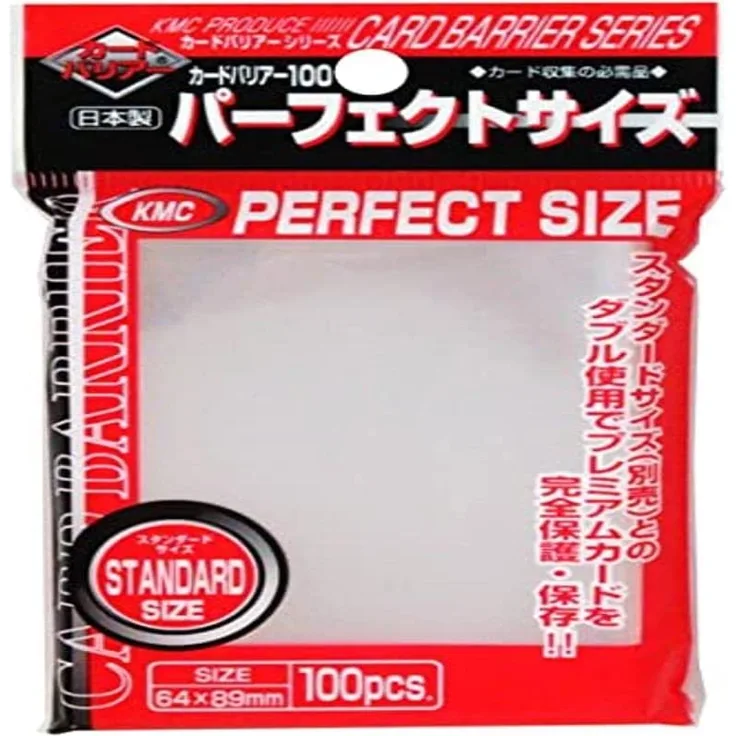 KMC FBA_4521086000273 Perfect Size Hüllen für Sammelkarten, 100 Stück