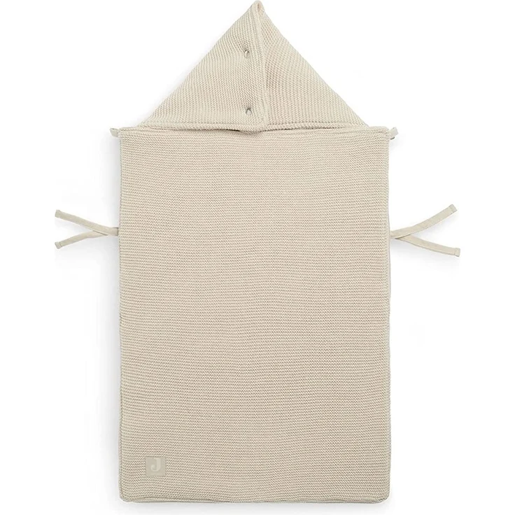 Jollein Basic Knit Fußsack Nougat Beige – Bild 4
