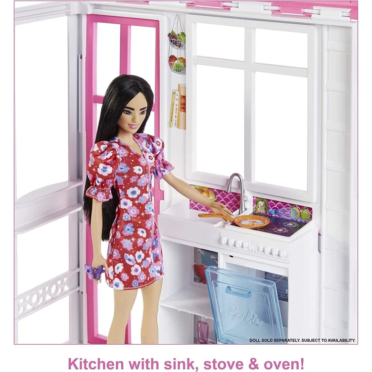 Barbie HCD47 Puppenhaus 3 Jahr(e) – Bild 3