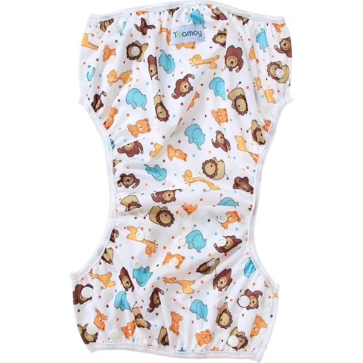 Teamoy 2-teilig Baby Schwimmhose Badewindelhose Badehose (Aircraft+ Fat Smile) – Bild 8