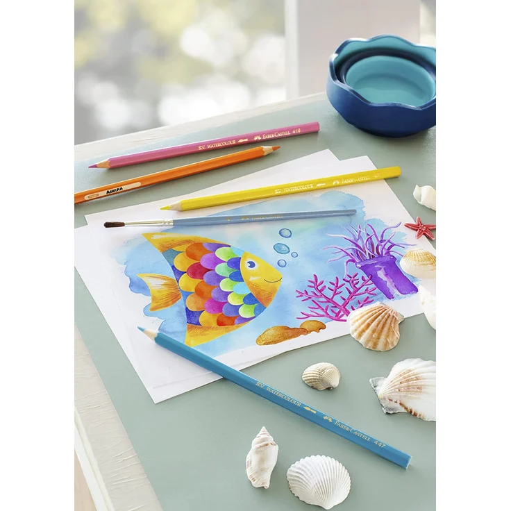 Faber-Castell 114425 - Farbstift Kinder Aquarell 24er Kartonetui – Bild 7