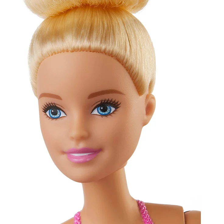 Barbie GJL59 - Ballerina Puppe (blond) im Ballerina-Outfit mit Tutu und Spitzenschuhen, Spielzeug ab 3 Jahren – Bild 3