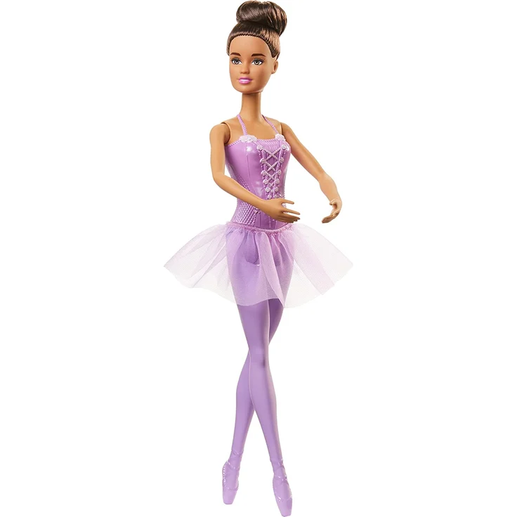 Barbie GJL59 - Ballerina Puppe (blond) im Ballerina-Outfit mit Tutu und Spitzenschuhen, Spielzeug ab 3 Jahren – Bild 4