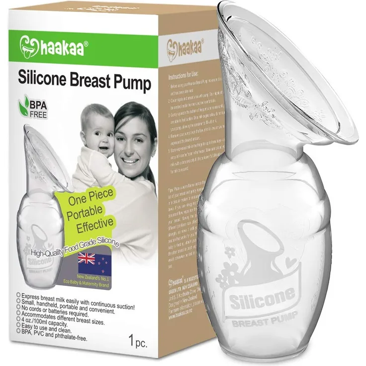 Haakaa Manuelle Milchpumpe, transparent, 100 ml - Preisvergleich