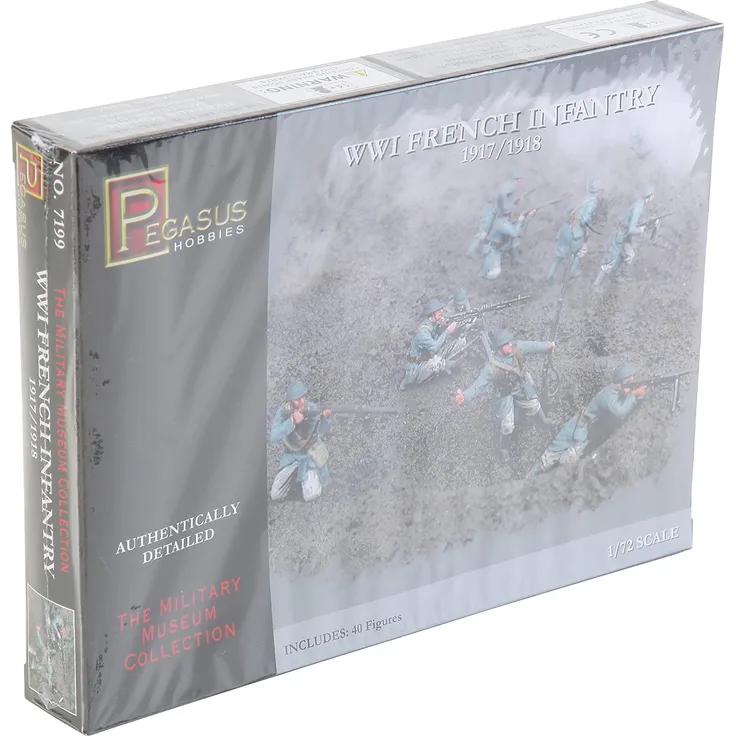 Pegasus PG7199 - 1/72 WW I: Französische Infanterie Figuren