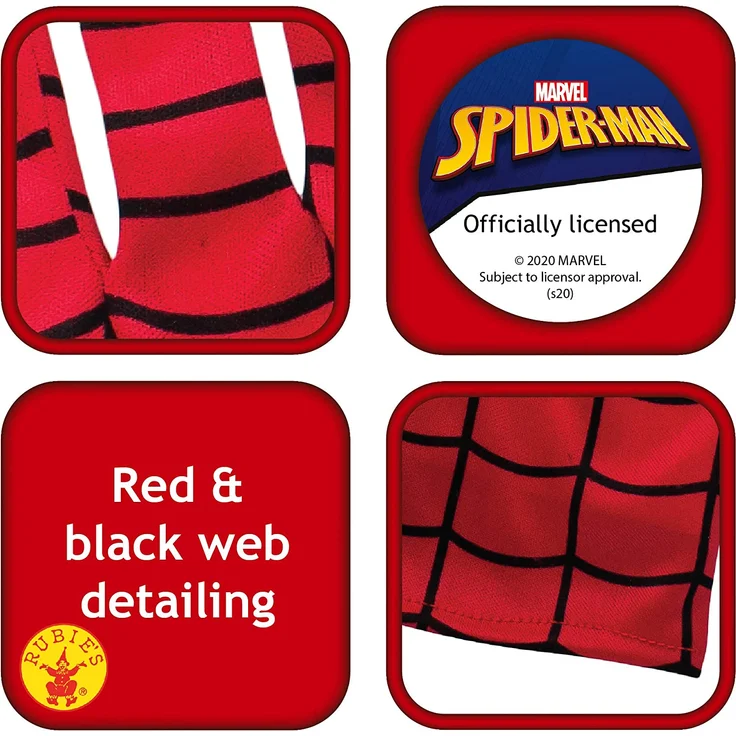 Rubie's Offizielles Kinder-Spidermanhandschuhe - Eine Größe, Rot - Preisvergleich – Bild 4