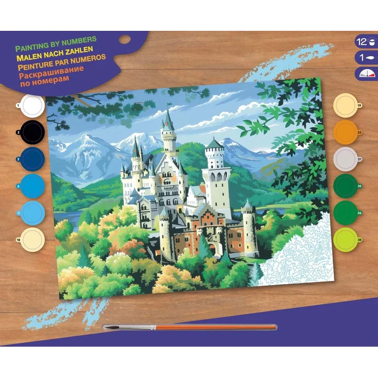 Mammut Senior Painting by Numbers - Schloss Neuschwanstein(8240128)