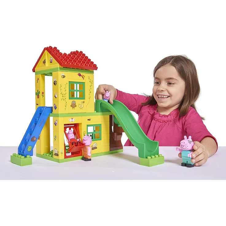 BIG-Bloxx Peppa Pig Play House - Baumhaus, Construction Set, BIG-Bloxx Set bestehend aus Peppa, Schorsch und Haus, 75 Teile, Multicolour, für Kinder ab 18 Monaten – Bild 6