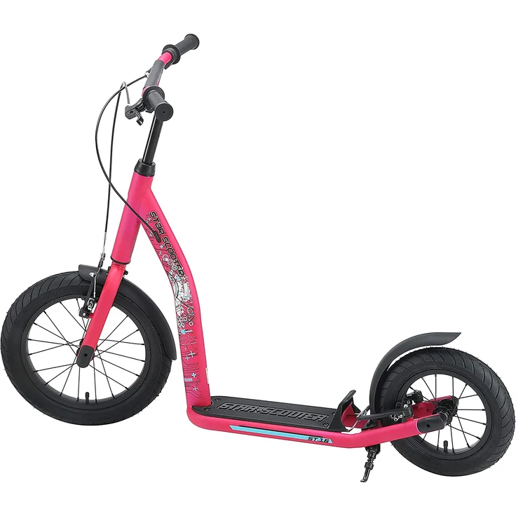 BIKESTAR Tretroller Kinderroller ab 8 Jahre | 16 Zoll New Gen Sport | Pink – Bild 3