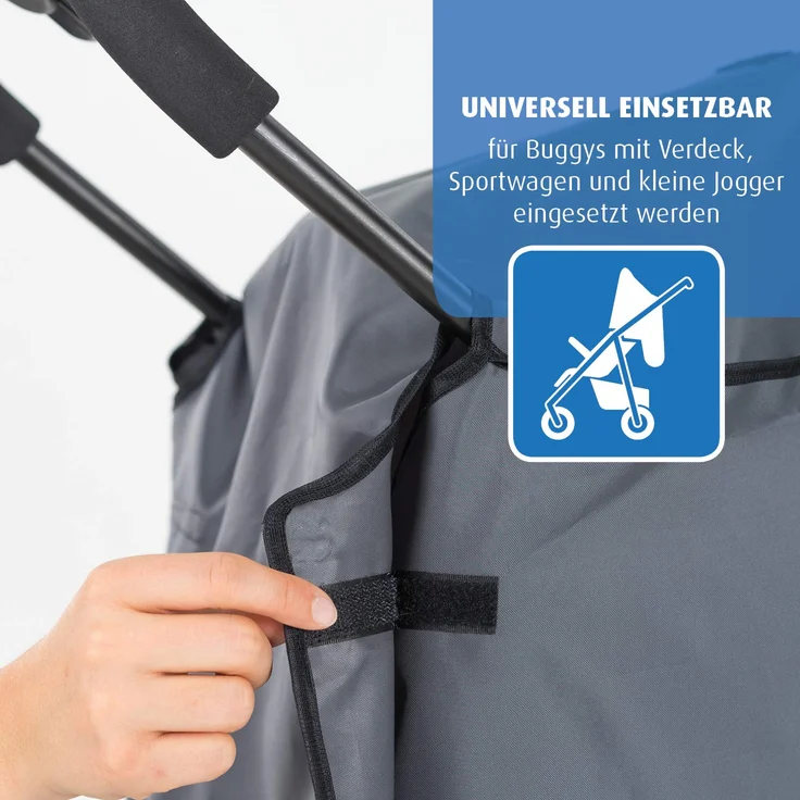 Reer Regenschutz für Buggys mit Verdeck und Liegefunktion sowie Sportwagen – Bild 4