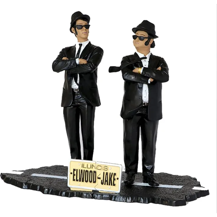 Blues Brothers Movie Icons Statuen Doppelpack Jake & Elwood 18 cm