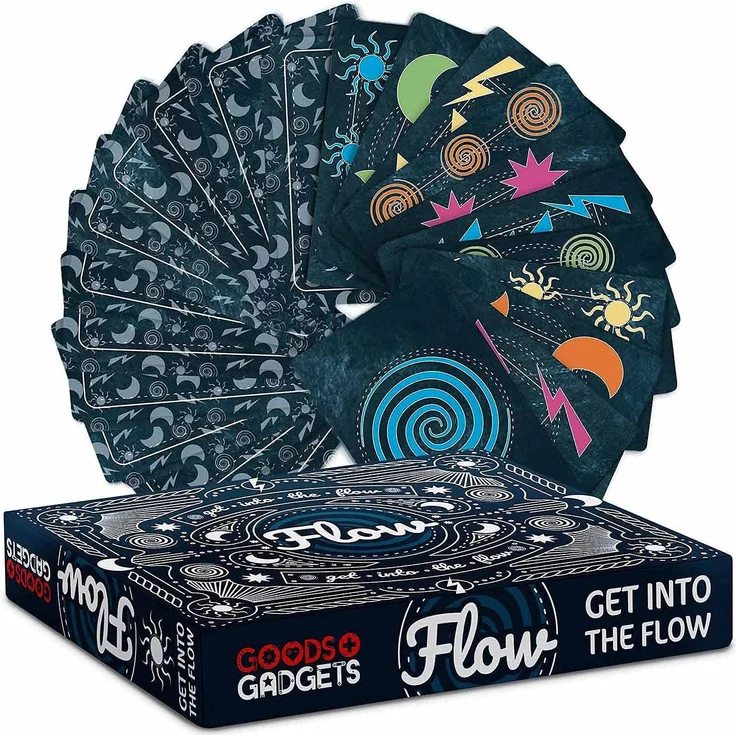 Flow Kartenspiel - Das Original Partyspiel für Adrenalin Junkies auf Speed - Teste Deine Reaktionen & Schnelligkeit - für 2 - 4 Personen (Get Into The Flow) – Bild 3
