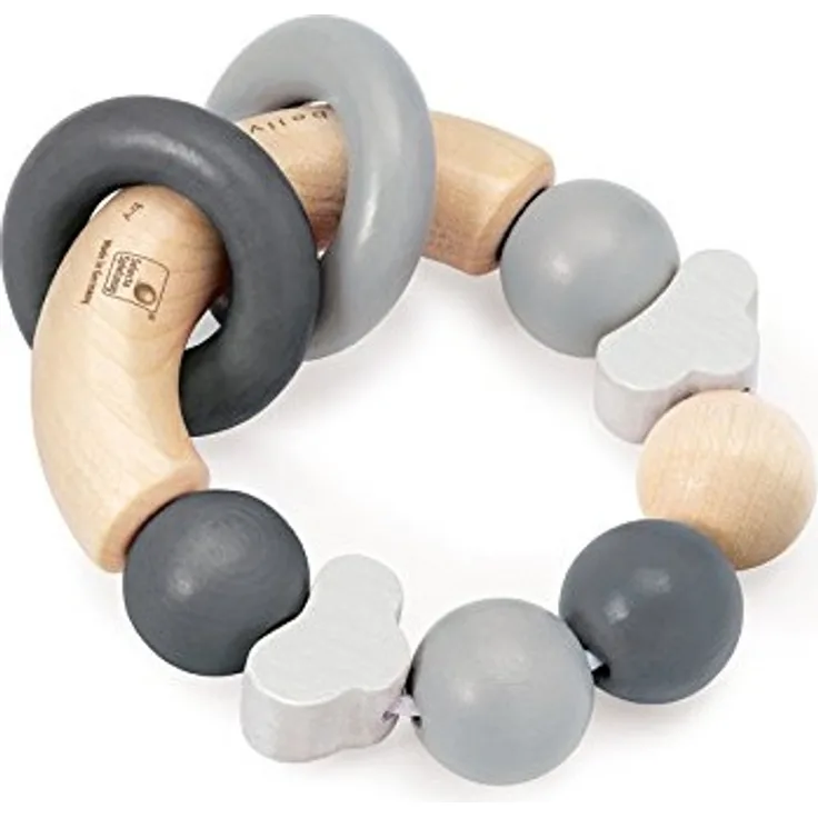 Selecta 21417 Holzrassel'Glücksgriff', grau