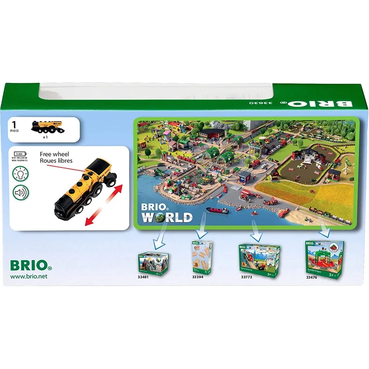 BRIO Goldene Batterielok mit – Bild 6