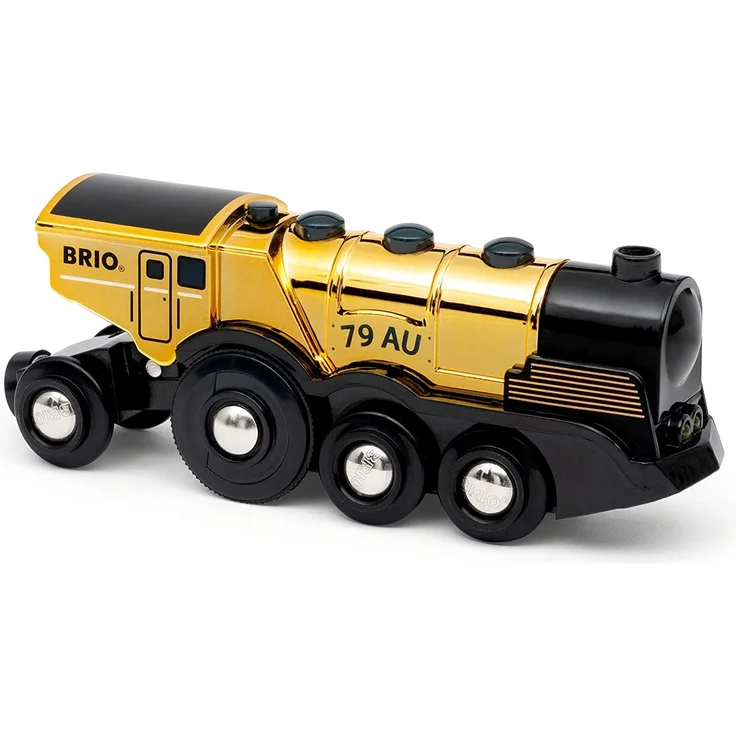 BRIO Goldene Batterielok mit – Bild 2