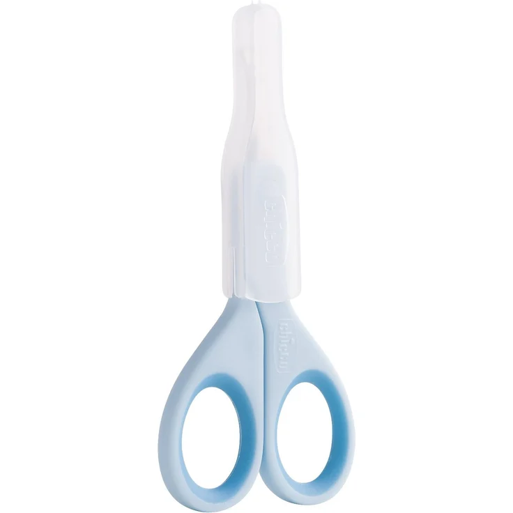 Chicco Babyschere inklusive Schutzkappe, blau – Bild 2