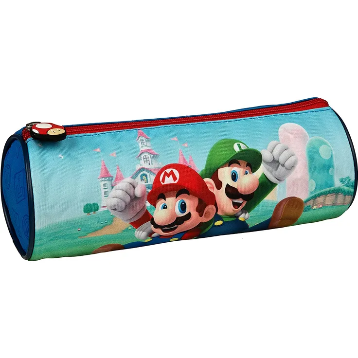 Super Mario - Schüleretui - blau