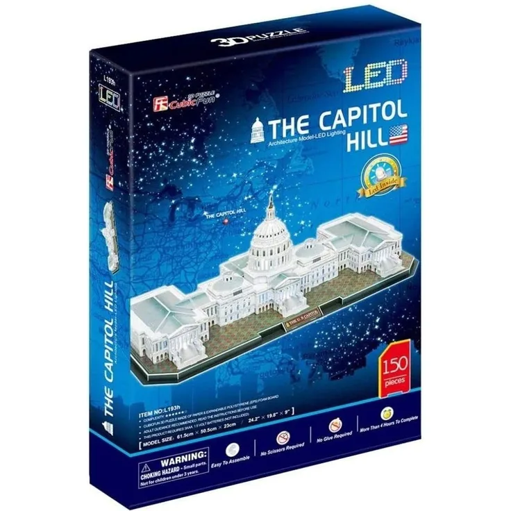 Puzzle 3D LED The Capitol Hill
