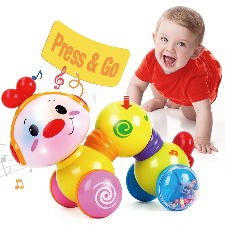 CubicFun Baby Musik Spielzeug für 6 Monate, Kriechendes und Singendes Musikalisches Babyspielzeug für Kleinkinder für 6 9 12 Monate Junge Mädchen - Preisvergleich