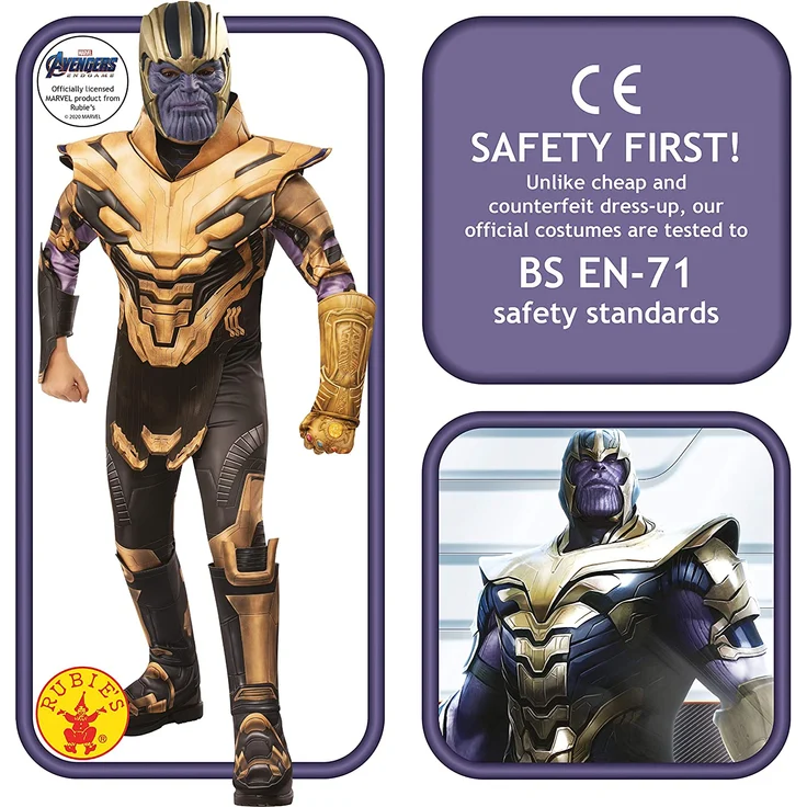 Rubie's 700672L Avengers Kostüm, Mehrfarbig, L – Bild 2