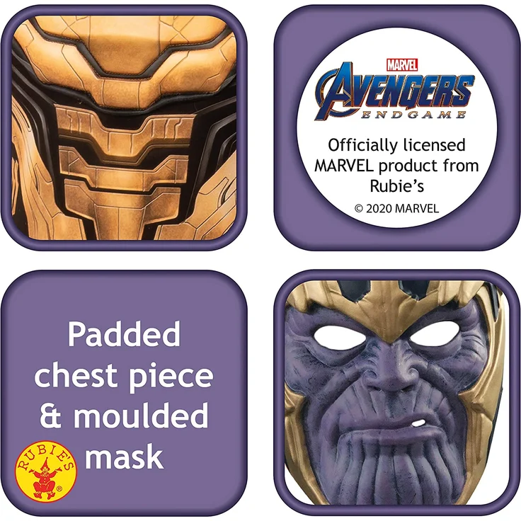 Rubie's 700672L Avengers Kostüm, Mehrfarbig, L – Bild 3