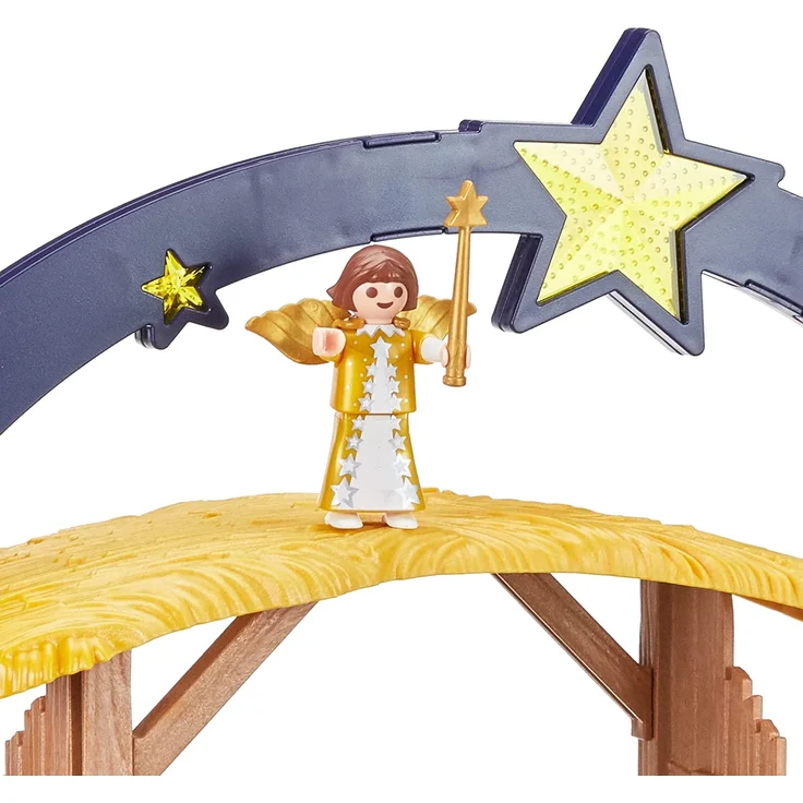 PLAYMOBIL Christmas 9494 Lichterbogen "Weihnachtsgkrippe" mit ausklappbaren Standfüßen, Ab 4 Jahren – Bild 4
