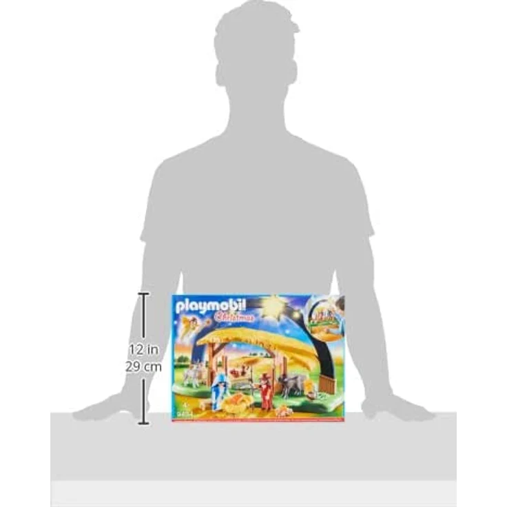 PLAYMOBIL Christmas 9494 Lichterbogen "Weihnachtsgkrippe" mit ausklappbaren Standfüßen, Ab 4 Jahren – Bild 6